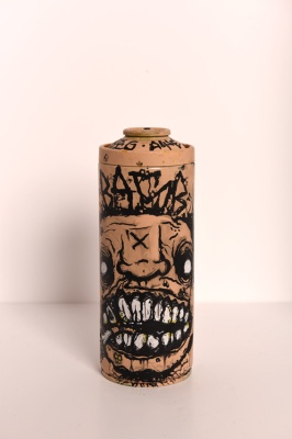 ''Big Aye 1'' customised empty spray can by Big Aye Skateboards